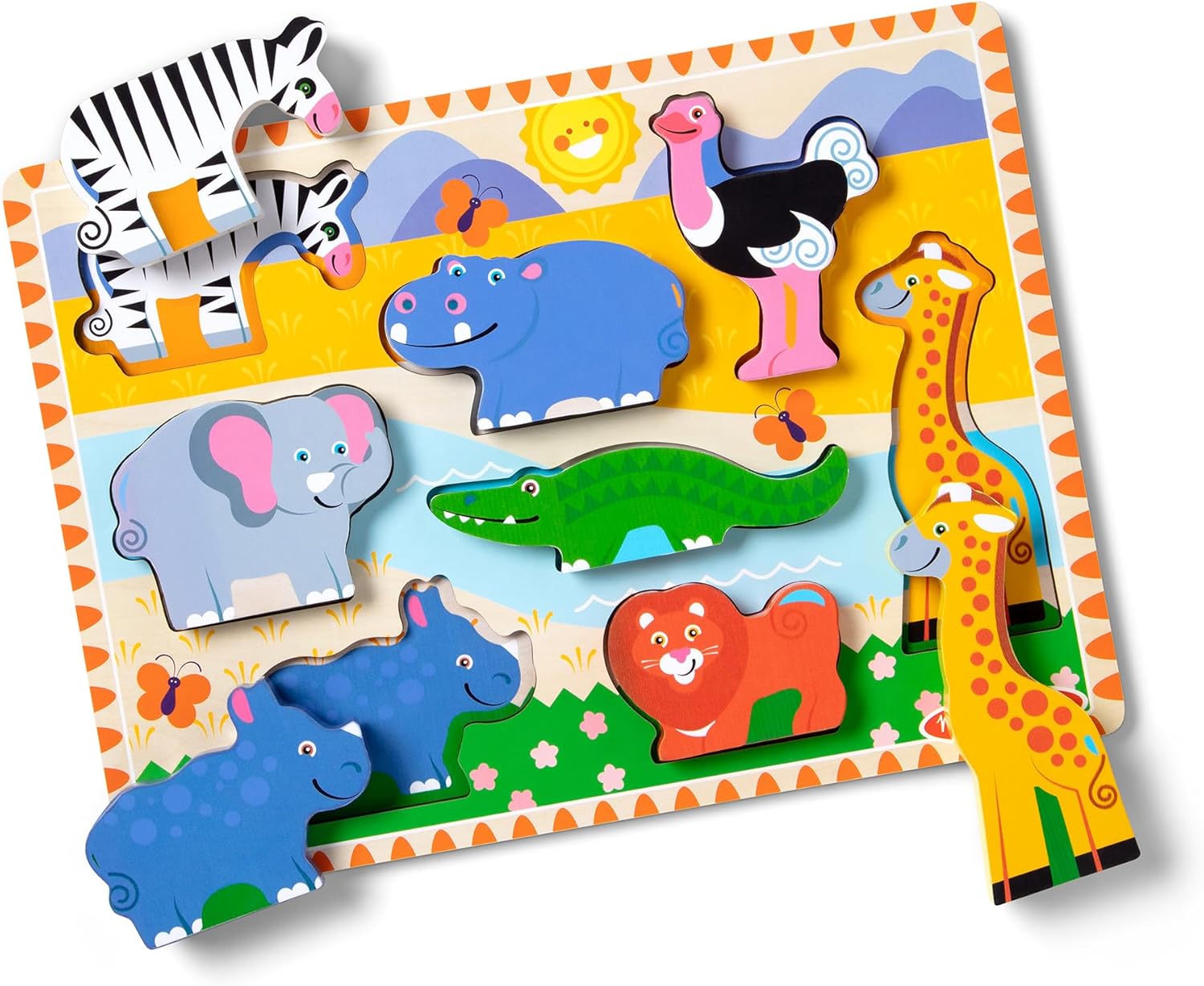 Wooden Chunky Puzzle - 8 Pieces