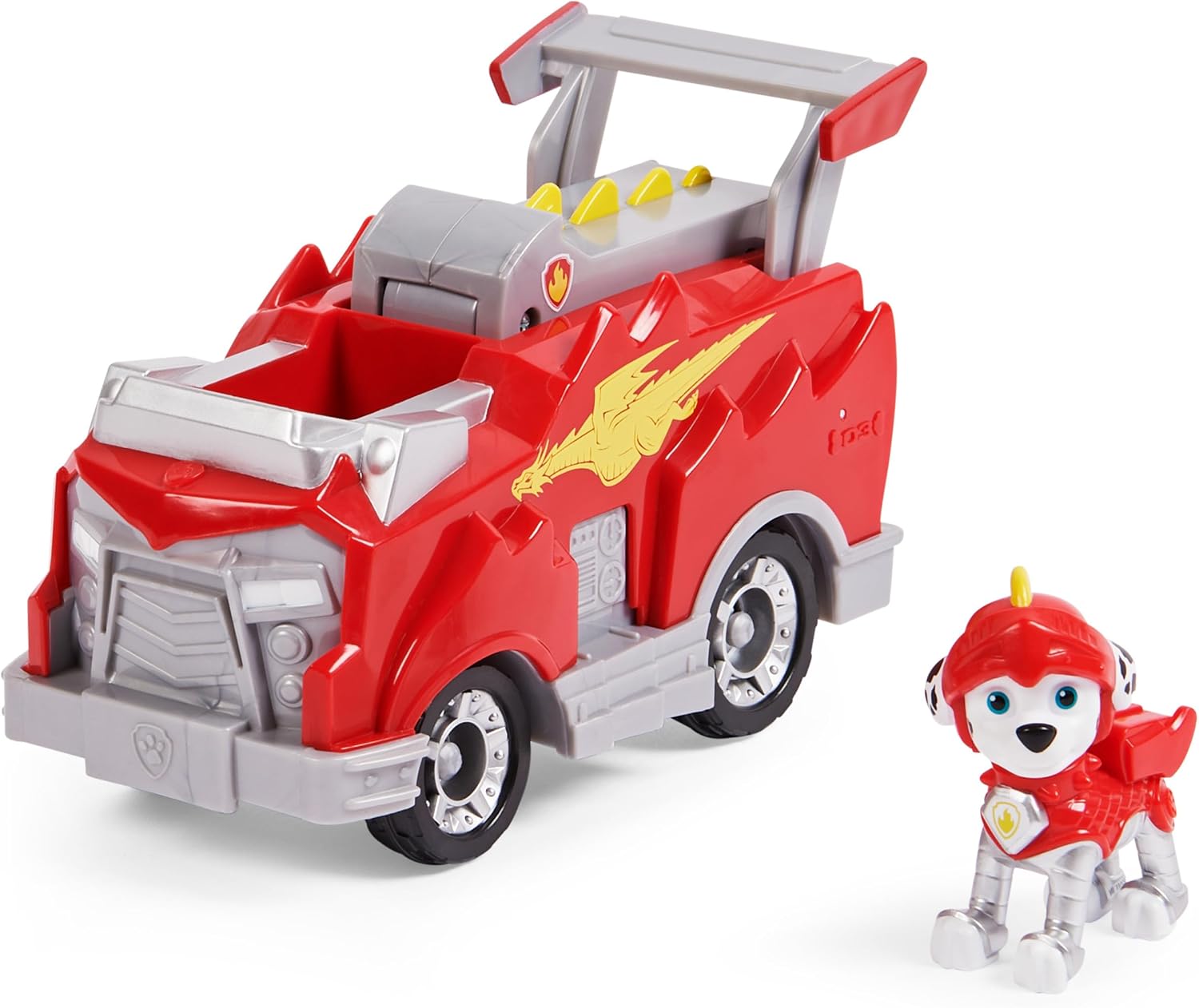 Rescue Knights  Transforming Toy Car with Collectible Action Figure, Kids Toys for Ages 3 and up
