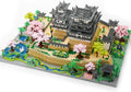 Micro Mini Building Blocks Sets for Adults Japan Himeji Castle with Cherry Blossoms Model Kit Architecture Landmarks Collection 10080 PCS, Collectible Toy Present